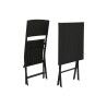 Mobili da giardino Home ESPRIT Nero 58 x 58 x 71,5 cm