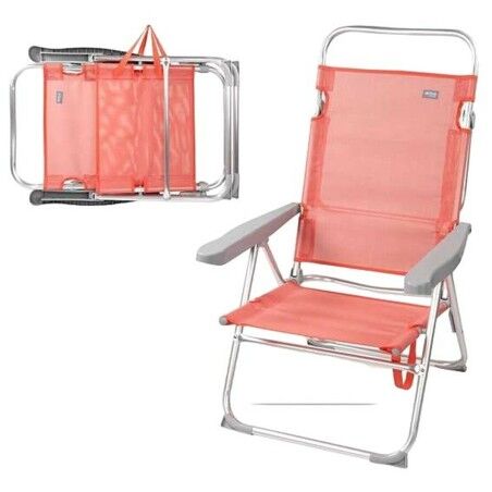 Sedia da Spiaggia Colorbaby Rosa 48 x 57 x 99 cm Multiposizione
