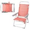 Sedia da Spiaggia Colorbaby Rosa 48 x 57 x 99 cm Multiposizione