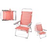 Sedia da Spiaggia Colorbaby Rosa 48 x 57 x 99 cm Multiposizione