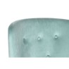Sedia a Dondolo Home ESPRIT Nero Blu cielo Poliestere Metallo 68 x 90 x 92 cm