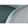Sedia a Dondolo Home ESPRIT Nero Blu cielo Poliestere Metallo 68 x 90 x 92 cm