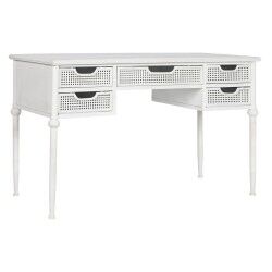 Scrivania Home ESPRIT Bianco Metallo 122 x 50 x 76 cm