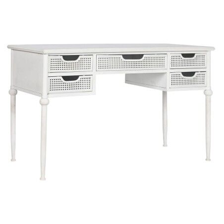 Scrivania Home ESPRIT Bianco Metallo 122 x 50 x 76 cm