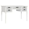 Scrivania Home ESPRIT Bianco Metallo 122 x 50 x 76 cm