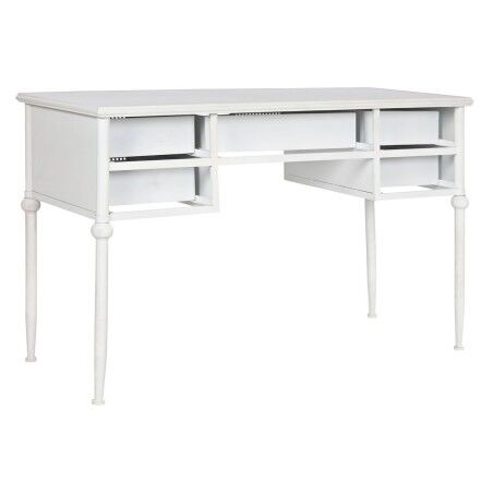 Scrivania Home ESPRIT Bianco Metallo 122 x 50 x 76 cm
