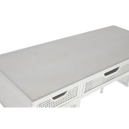 Scrivania Home ESPRIT Bianco Metallo 122 x 50 x 76 cm