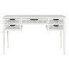 Scrivania Home ESPRIT Bianco Metallo 122 x 50 x 76 cm