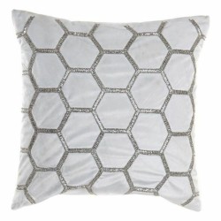 Cuscino DKD Home Decor Velluto Geometrico (45 x 45 cm)