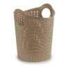 Bacinella in Plastica Multiuso Kipit Rattan Bianco Marrone Nero Plastica 15 L