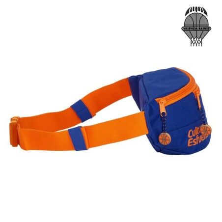 Marsupio Valencia Basket Azzurro Arancio (23 x 12 x 9 cm)