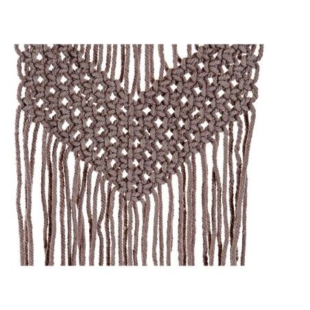 Decorazione pensile DKD Home Decor Viola Marrone Chiaro Bambù