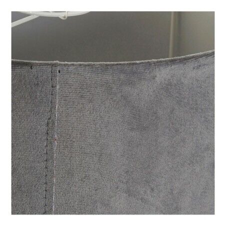 Paralume DKD Home Decor 8424001773930 Grigio Bordeaux Metallo Velluto Frange Sixties 30 x 30 x 29 cm (2 Unità)
