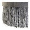 Paralume DKD Home Decor 8424001773930 Grigio Bordeaux Metallo Velluto Frange Sixties 30 x 30 x 29 cm (2 Unità)