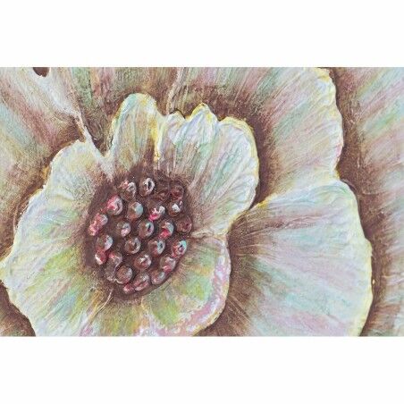 Tela DKD Home Decor Multicolore Fiori 80 x 4 x 120 cm (1 Unità)