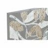 Tela DKD Home Decor Beige Grigio Foglia della pianta 90 x 4 x 70 cm