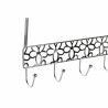 Appendiabiti per Porte DKD Home Decor Argentato Metallo Plastica Fiori 32 x 10 x 19 cm