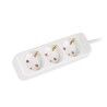 Multipresa 3 Tomas Schuko Lanberg 2500 W 1,5 m Bianco