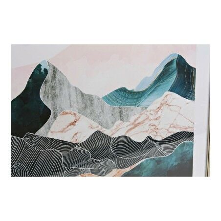 Quadro DKD Home Decor Orientale Montagna 70 x 4 x 70 cm (3 Pezzi)