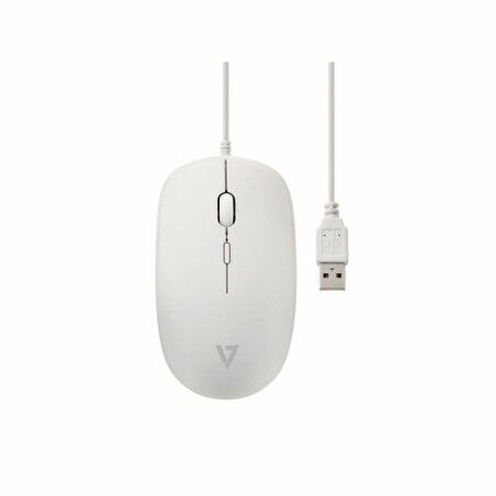 Mouse V7 MU200GS-WHT Bianco 1600 dpi