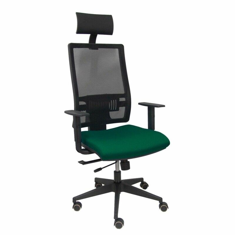 Sedia Ufficio con Poggiatesta Piqueras y Crespo B10CRPC Verde scuro Scuro Sedia Ufficio con Poggiatesta Piqueras y Crespo B10CRPC Verde scuro Scuro