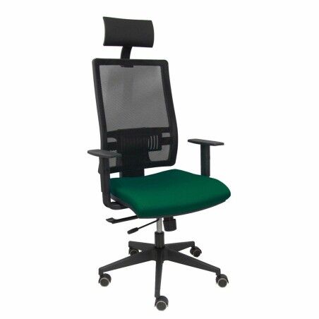 Sedia Ufficio con Poggiatesta Piqueras y Crespo B10CRPC Verde scuro Scuro