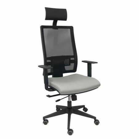 Sedia Ufficio con Poggiatesta Piqueras y Crespo B10CRPC Grigio chiaro