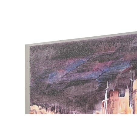 Quadro DKD Home Decor Città 80 x 3 x 80 cm Loft (2 Unità)