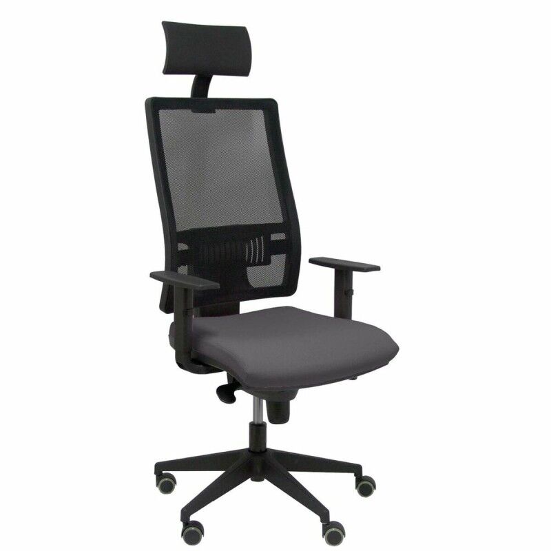 Sedia Ufficio con Poggiatesta Piqueras y Crespo B10CRPC Grigio Grigio scuro Sedia Ufficio con Poggiatesta Piqueras y Crespo B10CRPC Grigio Grigio scuro