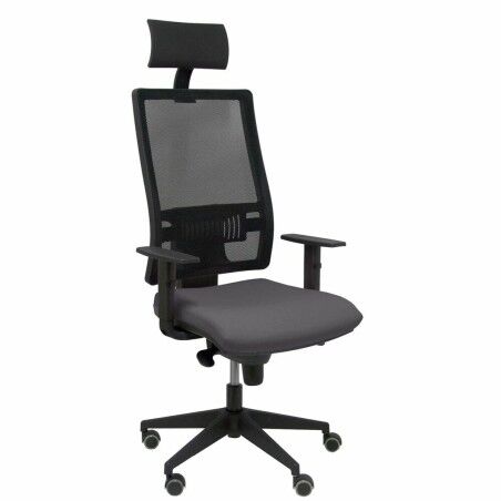 Sedia Ufficio con Poggiatesta Piqueras y Crespo B10CRPC Grigio Grigio scuro