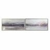 Quadro DKD Home Decor 124 x 4,5 x 64 cm Montagna Moderno (2 Unità)