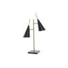 Lampada da tavolo DKD Home Decor Nero Dorato Metallo 25 W 220 V 38 x 16 x 64 cm