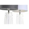 Lampada da tavolo DKD Home Decor Cristallo Trasparente Bianco Grigio chiaro 30 x 30 x 54 cm (2 Unità)