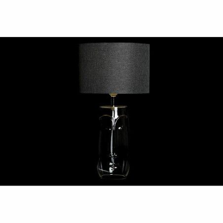 Lampada da tavolo DKD Home Decor Cristallo Trasparente Bianco Grigio chiaro 30 x 30 x 54 cm (2 Unità)