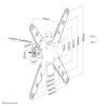 Supporto TV Neomounts FL40-430BL14 32" 55" 25 kg