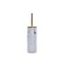 Scopino per il Bagno DKD Home Decor Bianco Naturale Metallo Resina Caucciù Marmo Scandi 30 x 40 cm 10,3 x 10,3 x 38 cm