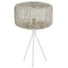 Lampada da tavolo DKD Home Decor Metallo Bianco 220 V 50 W 33 x 33 x 50 cm