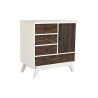 Cassettiera DKD Home Decor Metallo Bianco Coloniale Marrone scuro Legno di mango (72 x 50 x 75 cm)