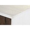 Cassettiera DKD Home Decor Metallo Bianco Coloniale Marrone scuro Legno di mango (72 x 50 x 75 cm)
