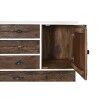 Cassettiera DKD Home Decor Metallo Bianco Coloniale Marrone scuro Legno di mango (72 x 50 x 75 cm)
