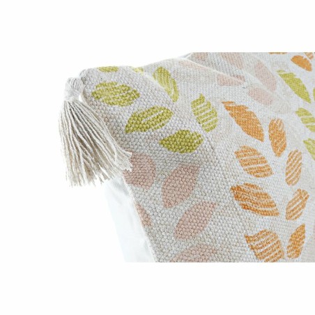 Cuscino DKD Home Decor Beige 45 x 10 x 45 cm Multicolore Fiori Boho