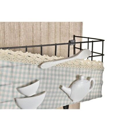 Appendiabiti da parete DKD Home Decor Legno Metallo 23 x 9 x 36 cm