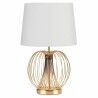 Lampada da tavolo DKD Home Decor 32.5 x 32.5 x 52 cm Metallo Bianco 220 V 50 W (2 Unità)