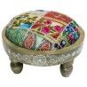 Poggiapiedi DKD Home Decor Multicolore 40 x 40 x 22,8 cm (2 Unità)