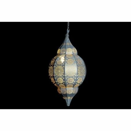 Lampadario DKD Home Decor 31 x 31 x 64 cm Dorato Bianco Ferro 50 W