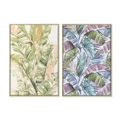 Quadro DKD Home Decor 84 x 4,5 x 123 cm Palme Tropicale (2 Unità)