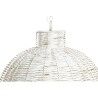 Lampadario DKD Home Decor Bianco Dorato Ferro 50 W 51 x 51 x 38 cm