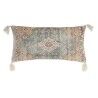 Cuscino DKD Home Decor 60 x 10 x 30 cm Beige Azzurro Arabo Frange