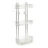 Scaffale da Bagno Berilo Trasparente Argentato