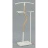 Attaccapanni da Terra DKD Home Decor Naturale Legno Acciaio Bianco (48 x 20 x 106,5 cm)